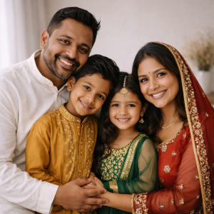 Family Studio Photography (3–6 People) (15 Edited Photos)