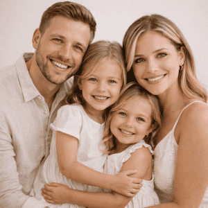 Family Studio Photography (3–6 People) (20 Edited Photos)